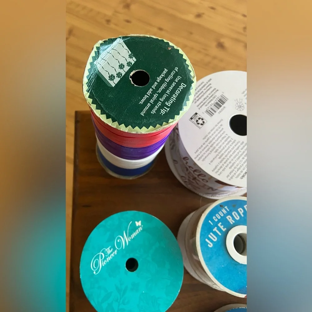 Ribbon for crafting some brand new never opened some are not a whole role